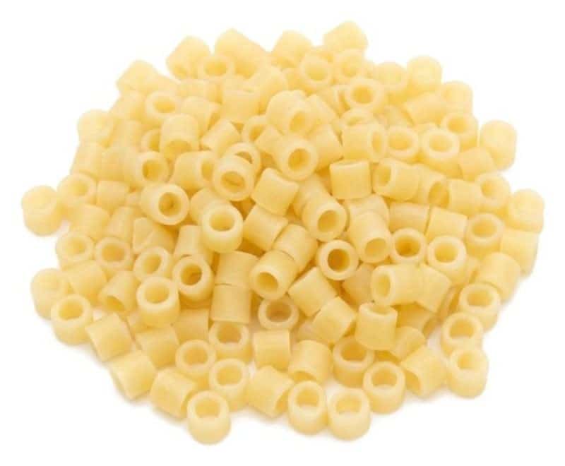 Fully cooked IQF ditalini pasta