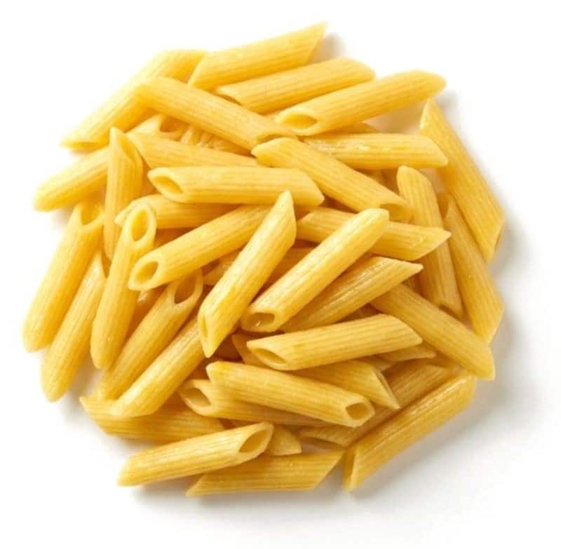 Fully cooked IQF penne pasta