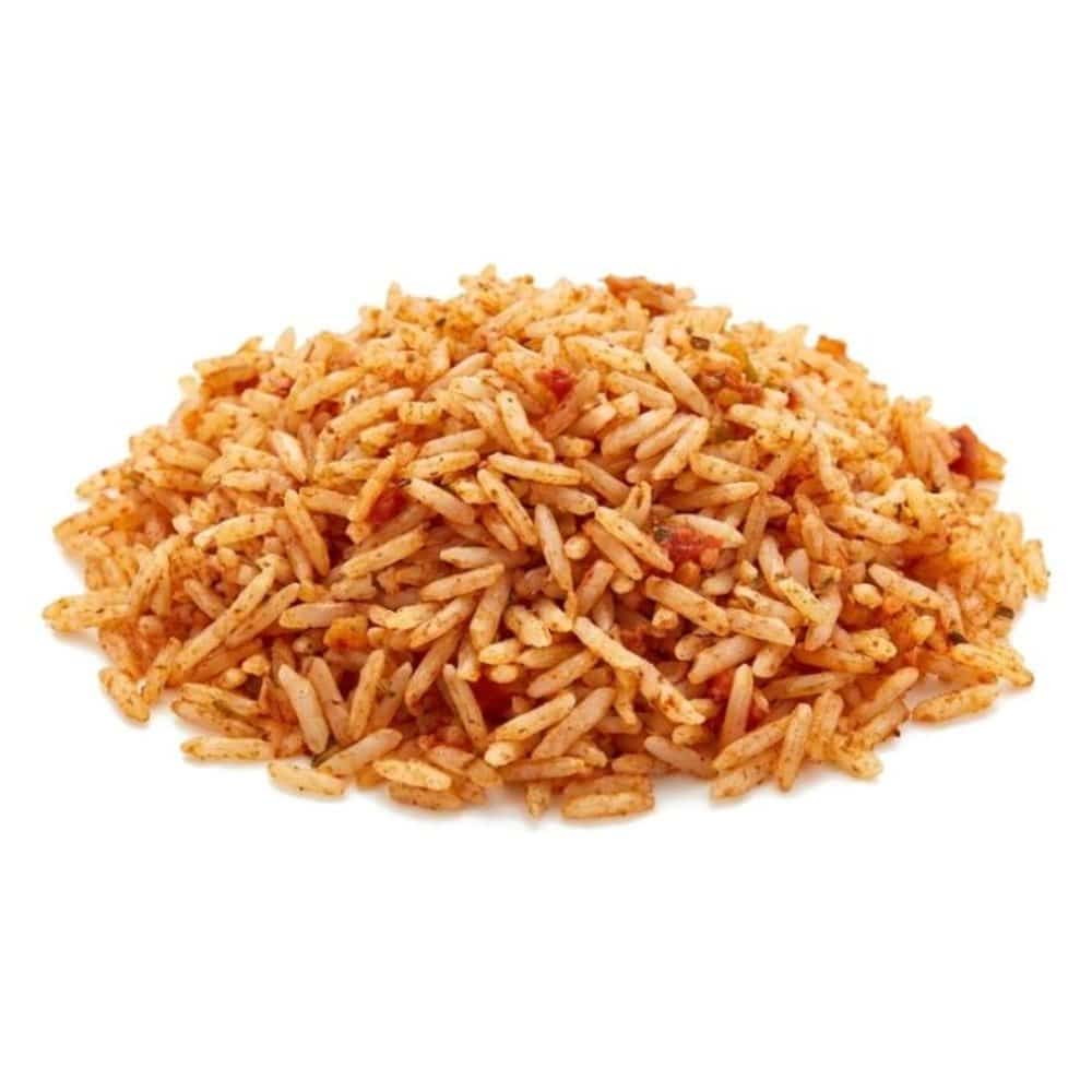 Fully cooked IQF Spanish rice