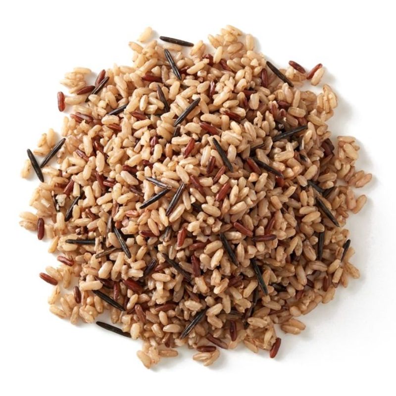 IQF Brown Rice (75) Red Rice (13) Wild Rice (12) Blend, fully cooked and individually quick frozen