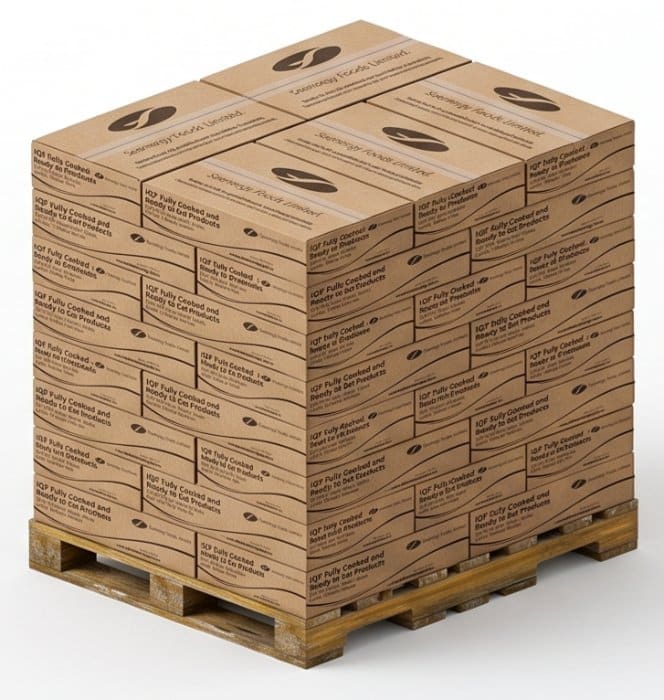 Pallet of Seenergy bulk cases