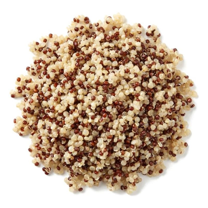 IQF White (60) Red (40) Quinoa Blend, fully cooked and individually quick frozen
