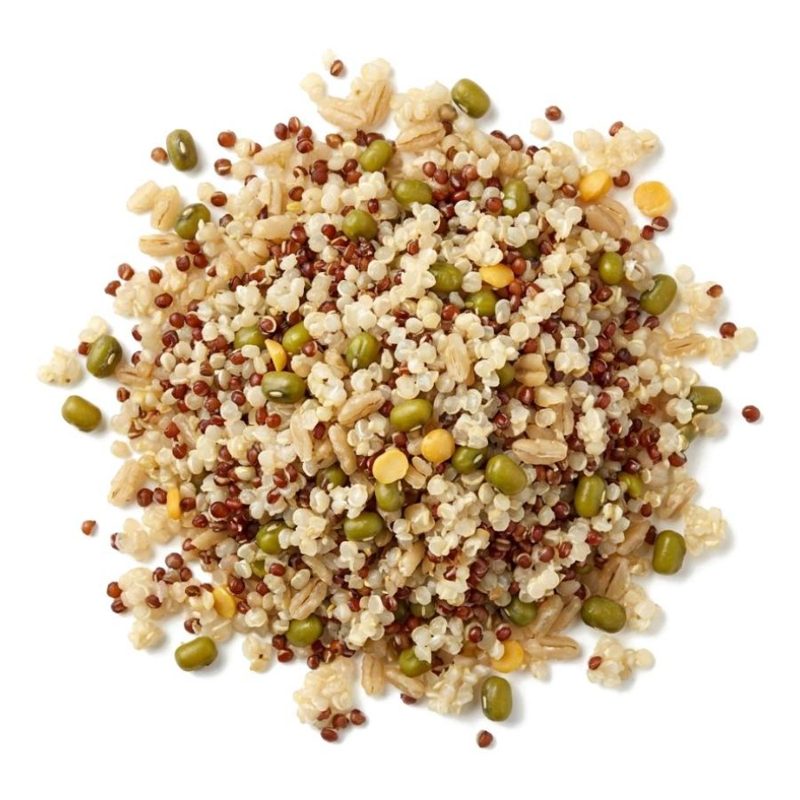 IQF Quinoa Mix (19079), fully cooked and individually quick frozen