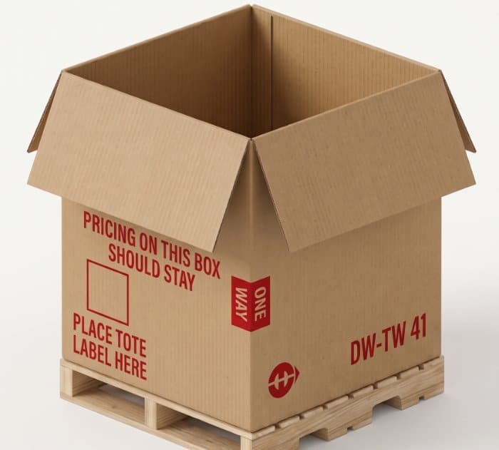 Seenergy bulk tote on a wooden pallet