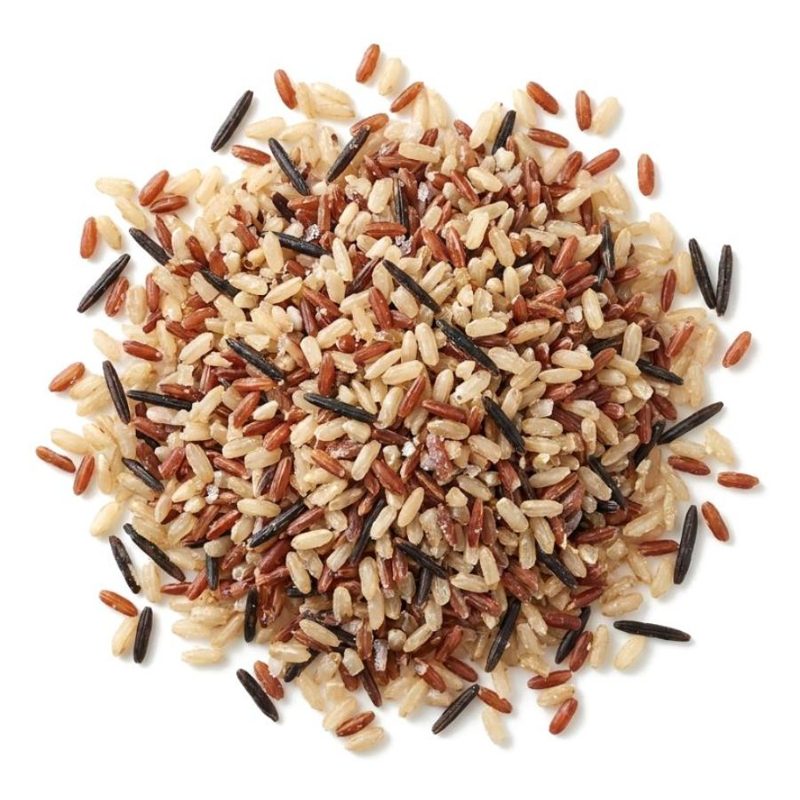 IQF Brown Rice (40) Red Rice (20) Wild Rice (40) Blend, fully cooked and individually quick frozen