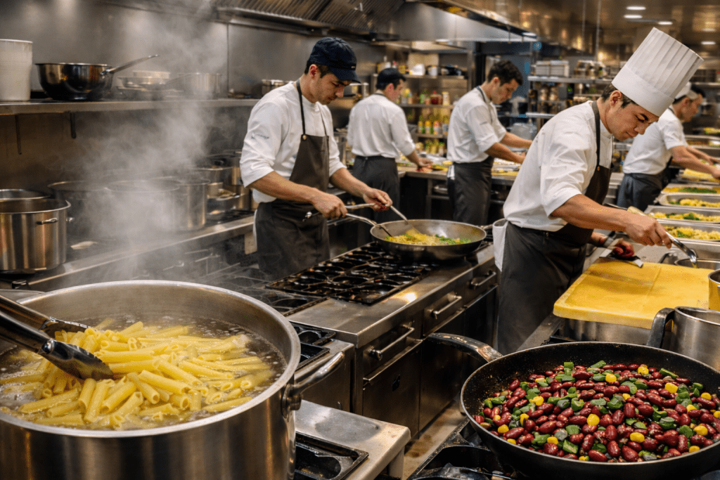 iqf ingredients being used in a restaurant