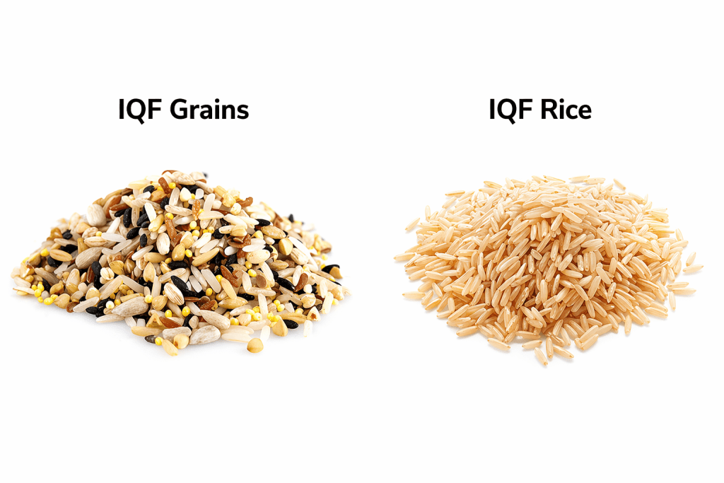 iqf grains vs iqf rice